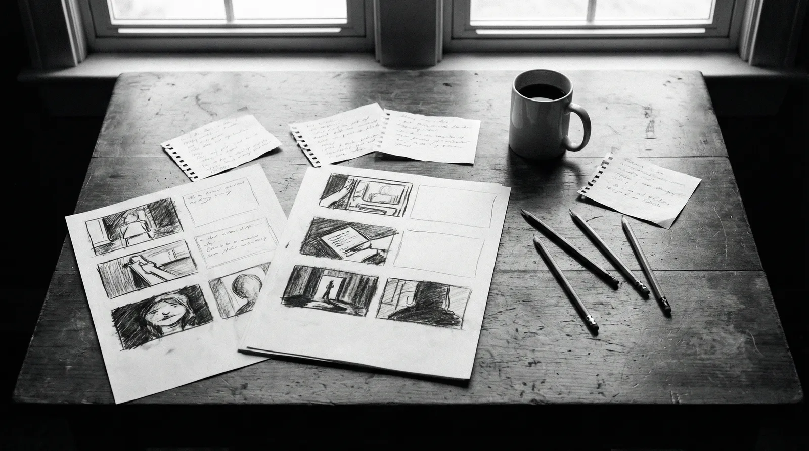 独立电影 分镜手稿与创作笔记